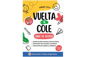 Especial vuelta al cole libre de gluten